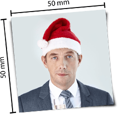 Visum-Foto mit Lineal