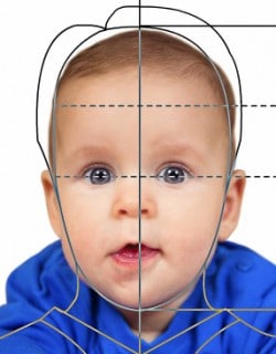 biometrisches-babyfoto-mit-schablone